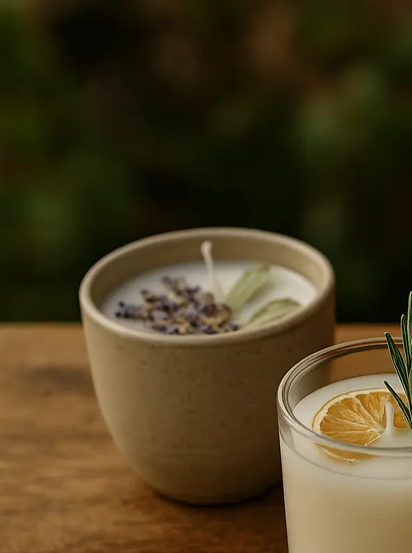 Candela alla Lavanda & Salvia – Rilassante