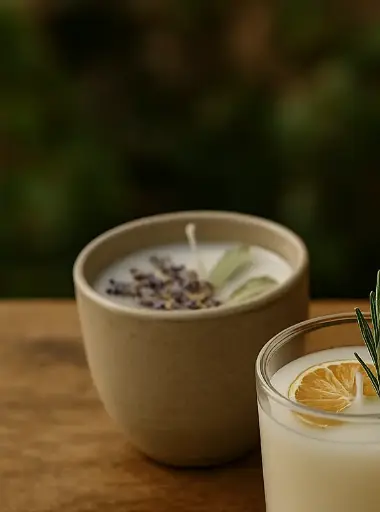 Candela alla Lavanda & Salvia – Rilassante